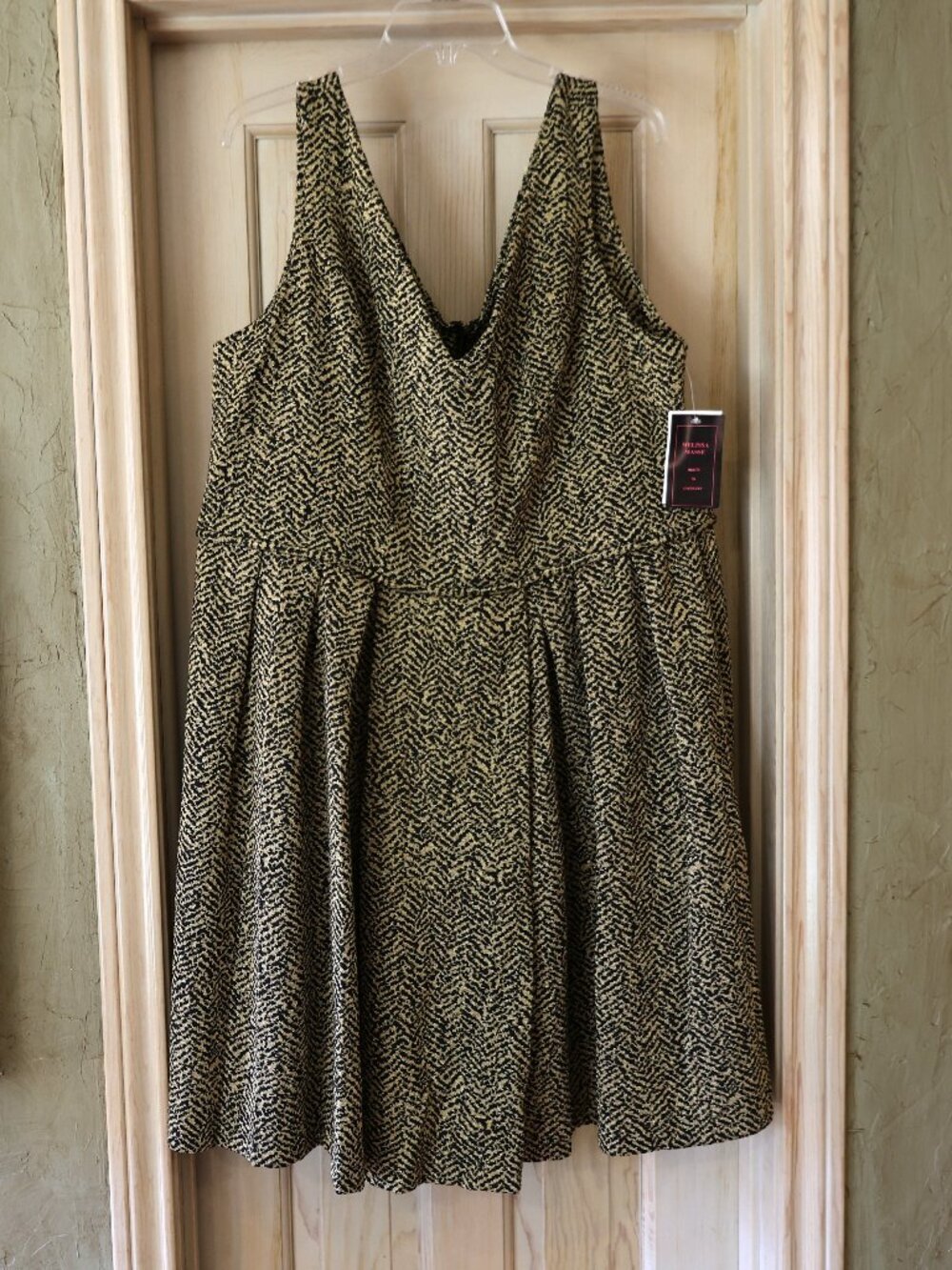 NWT Melissa Masse Made to Measure Party/Cocktail Dress Size 2X MSRP $350